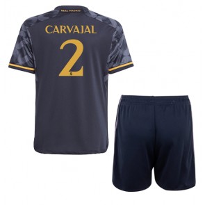 Maillot de foot Real Madrid Daniel Carvajal #2 Extérieur enfant 2023-24 Manches Courte (+ pantalon court)